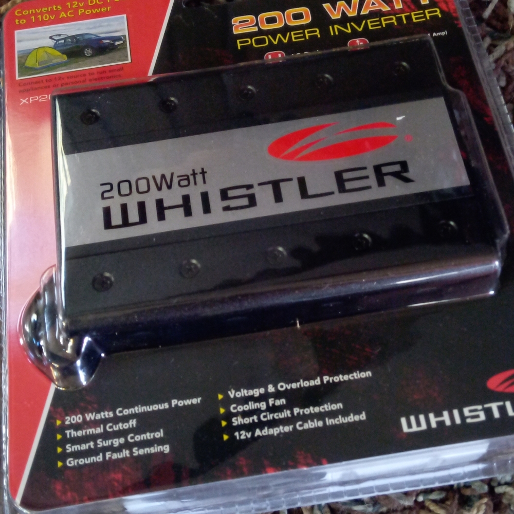 🎁 New Power inverter 200 Watt "Great For Power outages"